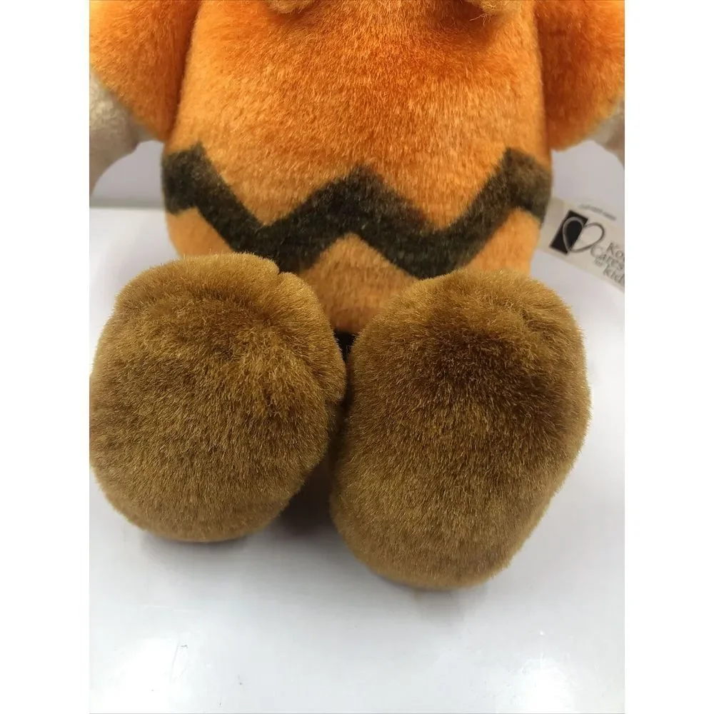 Peanuts Charlie Brown Kohl’s Cares Plush Stuffed 12” Tall - ORANGE SHIRT